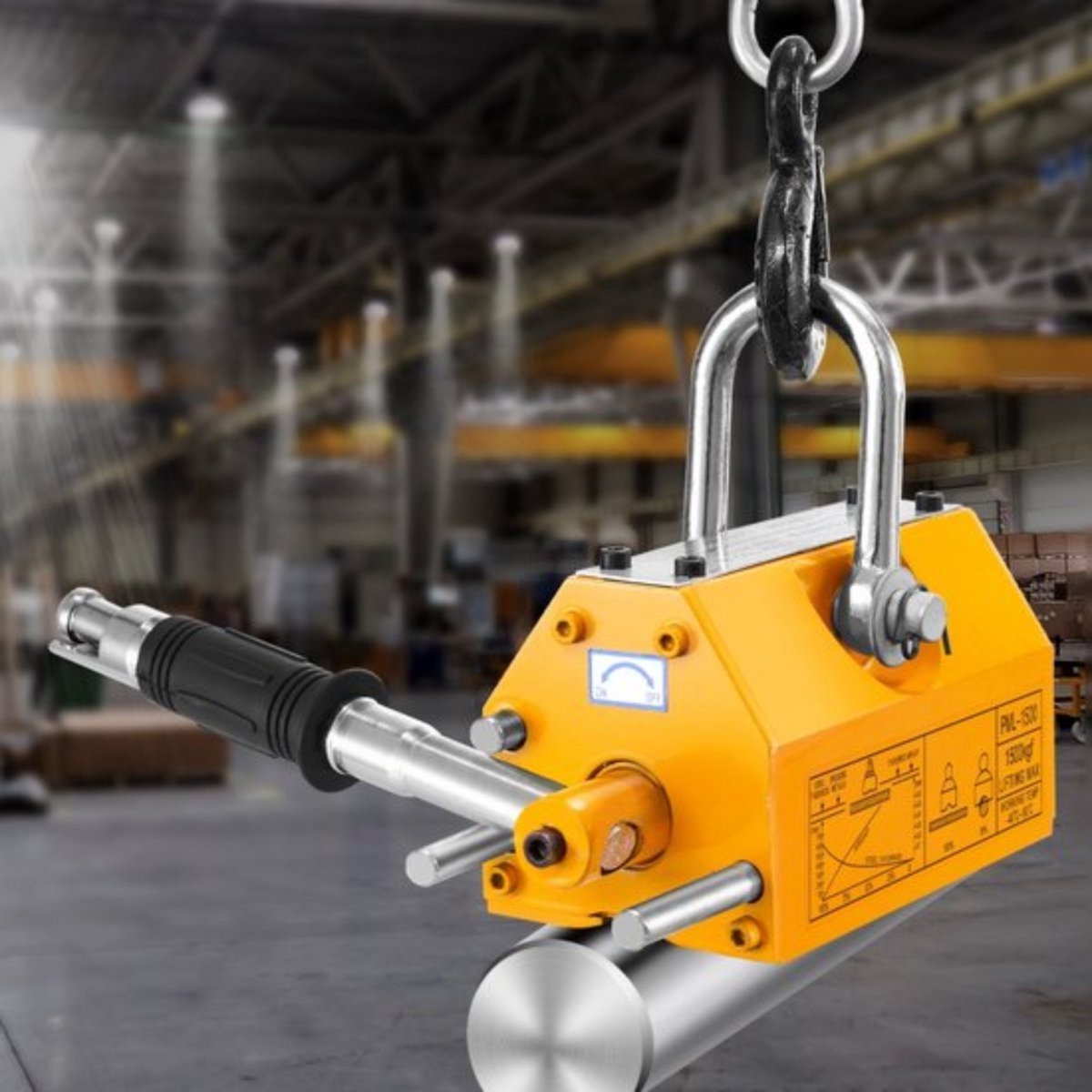 Hefmagneet PRO - 1500KG Laadvermogen - 3750KG Trekkracht - Neodymium en staal