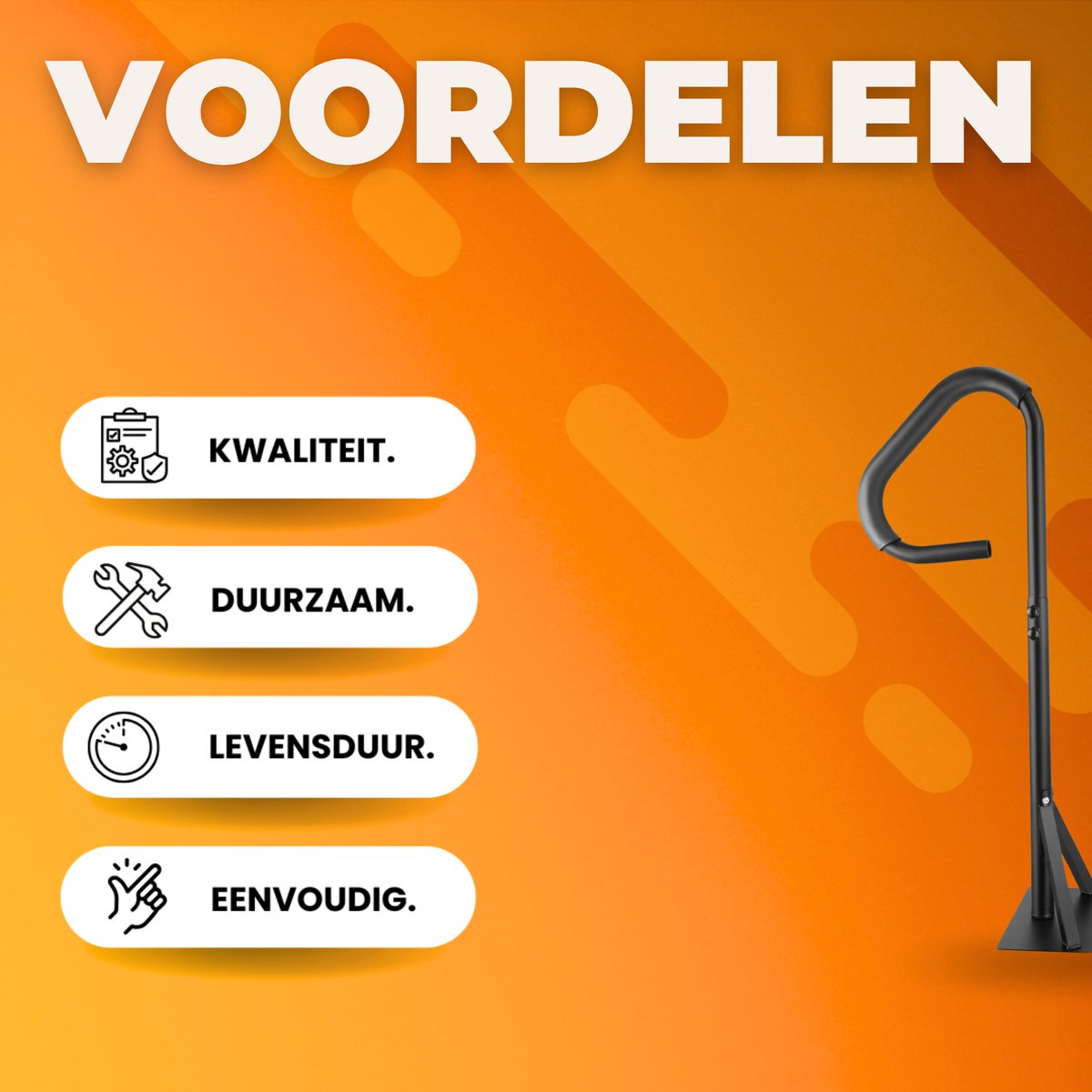 Zwembad leuning - Zwembadleuning accessoires - RVS Rail Steunbalk - Aluminiumlegering 88,9-144,8cm leuning - Afrit tot 272KG