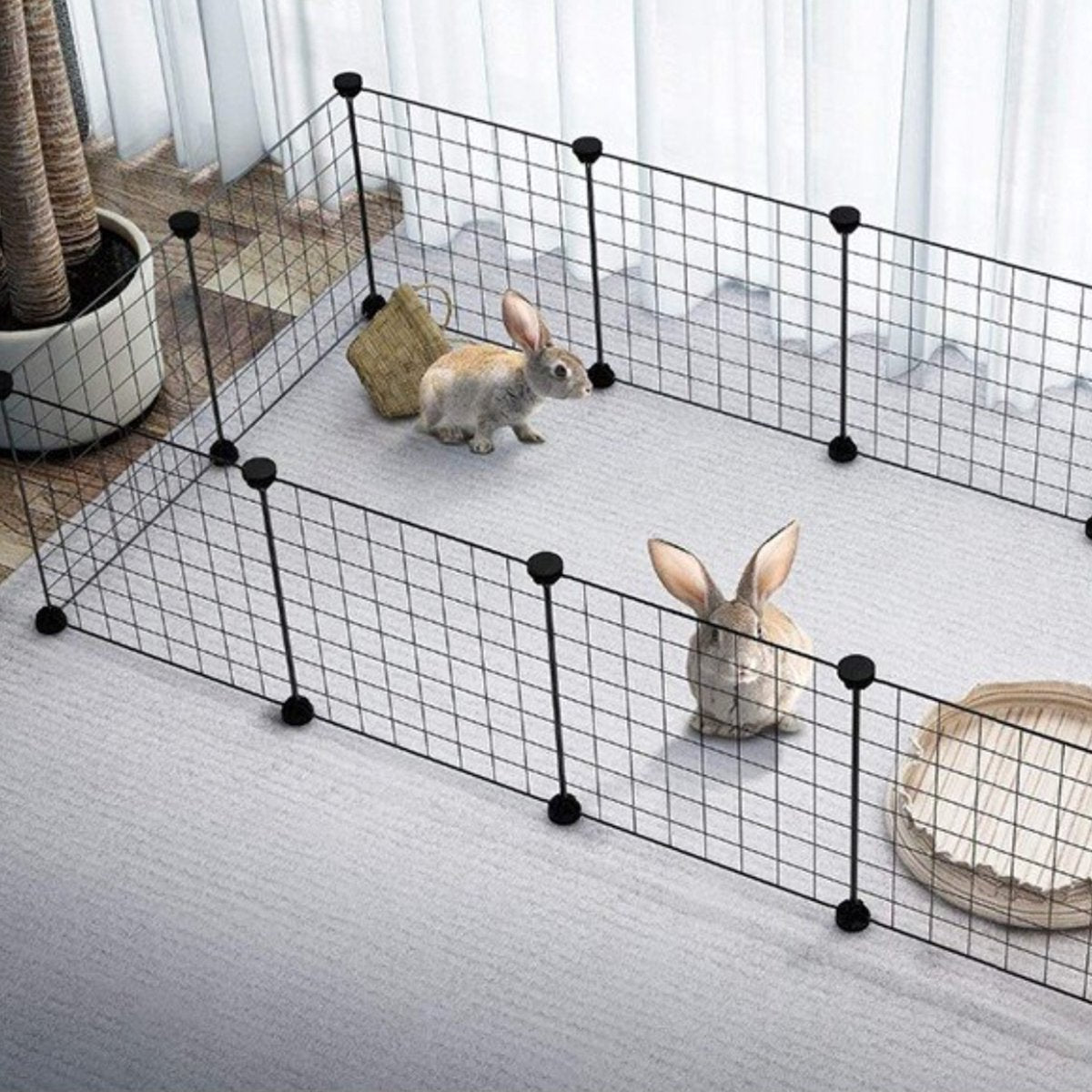 Happyment® Dierenren - Kippenren - Konijnenren - Kattenren - puppyren - Hondenren - Knaagdierenren - Ren - Black friday - Kerstcadeau