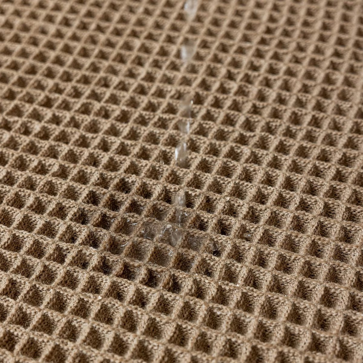 Badmat Vaylen - voor badkamer - Douchemat - Grijs - 50x80cm - Absorberend & antislip - Boho stijl