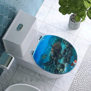 WC-bril - Toiletbril - Voor Badkamer & Toilet – Comfortabele WC-bril - Met print