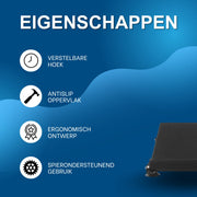 Schuine hellingsplank - Kuit stretcher - Voetensteun - Voor enkel en kuitondersteuning - Verstelbare - Met antislipoppervlak