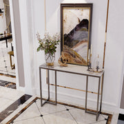 Consoletafel Superior - Haltafel - Wandtafel - Sidetable - 100cm - Marmer look