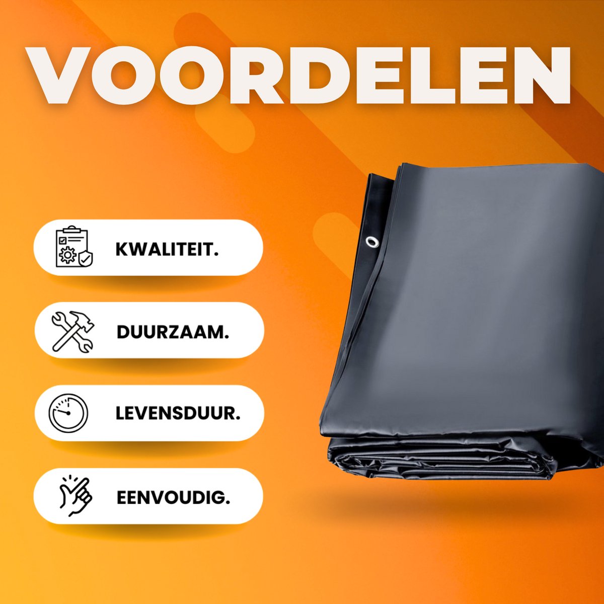 Zwembad afdekzeil - Rechthoekig - Zwembadzeil - Polypropyleen Afdekzeil - 4x8m - Zwembadafdekking met ankergereedschap - UV-bestendig - Blauw