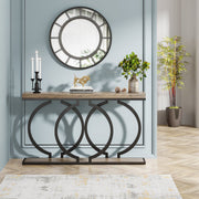 Consoletafel Giggs - Haltafel - 140cm - Wandtafel - Gang of woonkamer - Donkerbruin