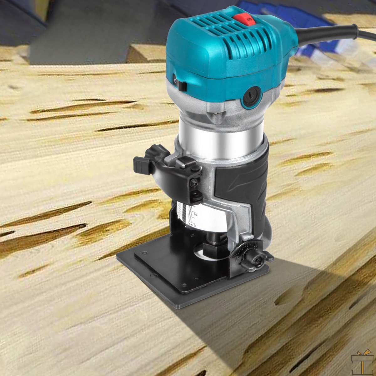 Kantenfrees Deluxe - Houtfreesmachine - Complete set - Voor kunststof en hout