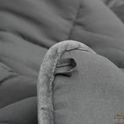 Happyment Verzwaringsdeken 11KG - Grijs - Zwaartedeken - Weighted blanket - Verzwaarde deken - Volwassenen - 150x200cm