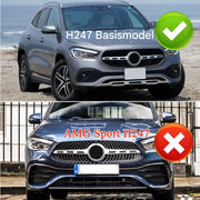 Grille - Voor Mercedes-Benz GLA-Klasse H247 GLA200 2020-2023 - Auto accessoires - GT Grille - Niergrille - Gloss Zwart