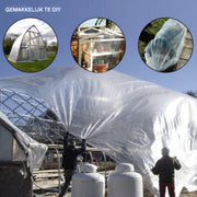 Broeikasfolie PRO - Tunnelfolie - Kasfolie - Folie - 32x25 ft - UV-Bestendig Polyethyleen - Tuinfolie Voor Tomaten