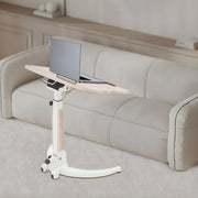 Laptop stand - Bed tafel - Bijzettafel - Laptoptafel - Voor thuis of kantoor - Inklapbaar bureau voor laptop - Houtkleurig