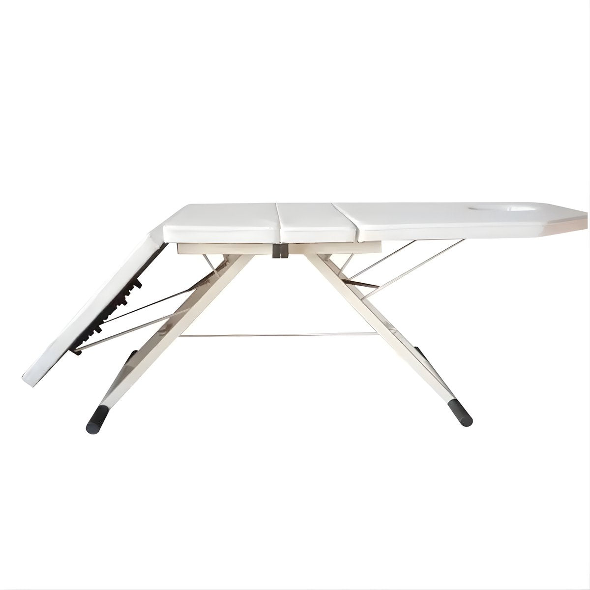 Massagetafel - Behandelbank – Voor schoonheidssalons en spa’s – Geschikt voor massage en tattoo - Wit