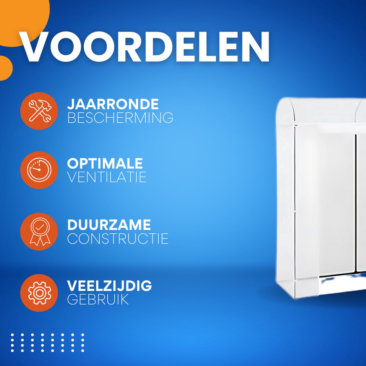 Foliekas Tuinkas - Winterbestendig - PE-folie 135 g/m² - Kweekhuis - Broeikas - Kweekkast voor tomaten & klimplanten - 200x66x170cm Wit