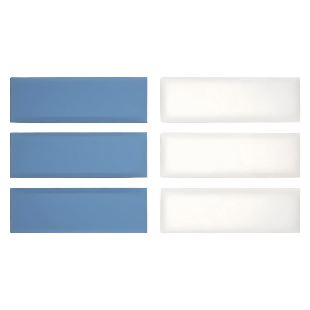 Bedhoofd - Hoofdbordkussen - Hoofdbord - Voor interieurdecoratie en bedhoofdbescherming - Blauw