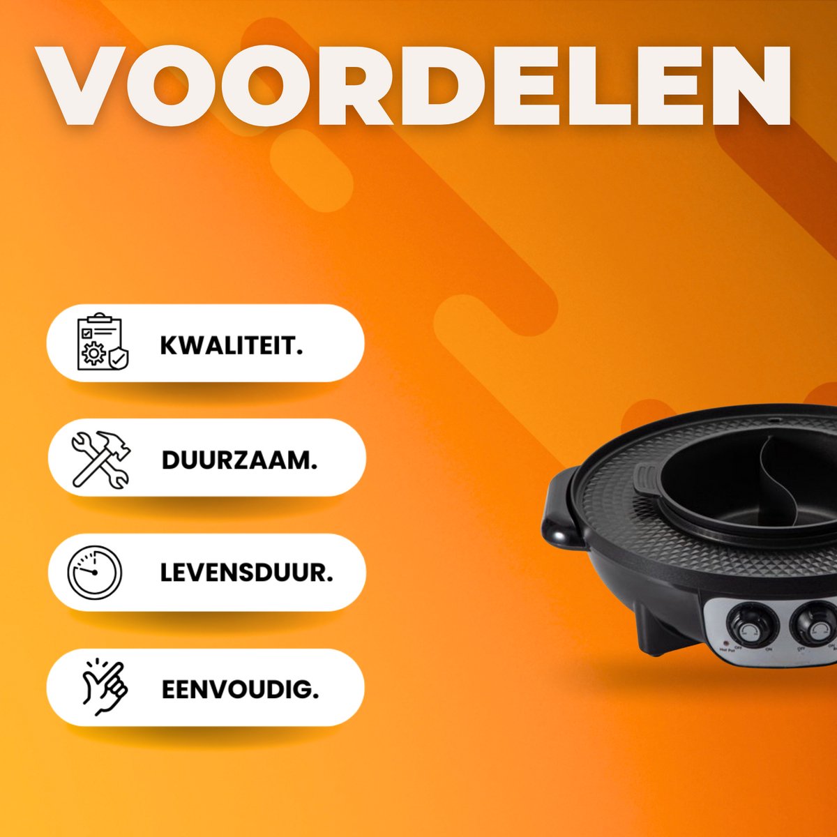 Grillplaat 2 in 1 - Elektrisch - Bakplaat - BBQ - Hot Pot - Multifunctioneel - Aluminium & Gehard Glas