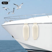 Stootwillen - Bootstootkussen - Boot bumpers – Voor bescherming van boot en kade – 4-pack - 68×21 cm - Marineblauw