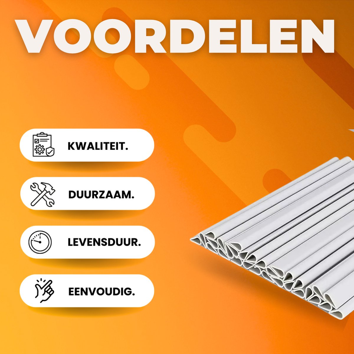 Happyment Privacy strip - Net schutting - Zichtbreeknet deluxe - Zichtdoek - Windbreekgaas - 50m x 19cm - Grijs