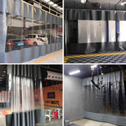 Transparant PVC-zeildoek Aravon - Waterdicht - Dekzeil - Veranda - Overkapping - Wind - Grijs - 300x300cm