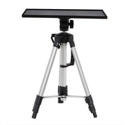 Projectorstatief – Opvouwbare Laptop- en Projectorstandaard - met Plateau en Draagtas – Lichtgewicht Aluminium- voor Thuis, Studio of Kantoor gebruik - Zilver