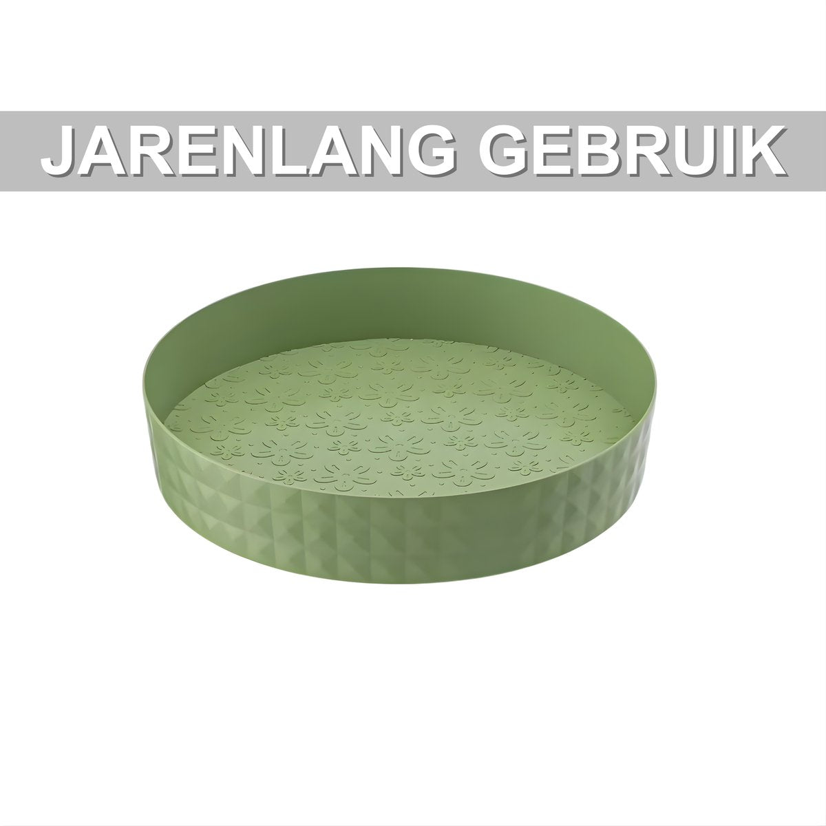 Kruiden draaiplateau - Kruiden orginazer - Keuken orginazer– Voor keuken of badkamer – 360° draaibaar - Groen