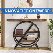 Consoletafel Luvia - Haltafel - 100cm - Wandtafel - Gang of woonkamer - Bruin