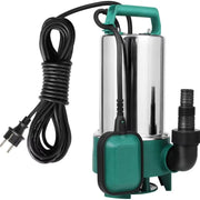 Vijverpomp - Waterpomp - Dompelpomp - Fonteinpomp - 1.100W - Voor Schoon en Vuil Water - Met Automatische Vlotterschakelaar - 16.500 L/u - Voor Zwembad, Vijver, Tuin & Overstromingskelder - Groen