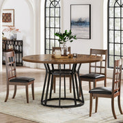 Eettafel Aravon - Rond 120cm - Keukentafel voor 4 Personen - Voor Keuken of Eetkamer