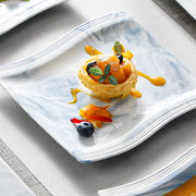 Opulent Ontbijtborden – 12 persoons – 60 delig – Blauw Keramisch – Eetborden – Breakfast Plates