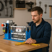 Happyment Kabelstripper PRO - Draadstripper - 370W - Striptang - 1.5-38mm - Kabelpeller - Kabelstripper Machine - Stripmachine - Elektrisch - Koper en meer