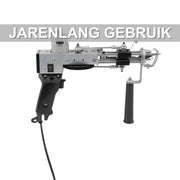 Tufting gun - Tuftpistool - Borduurmachine - Tapijtweven - Voor het maken van tapijten - Voor efficiënt en nauwkeurig werk - Metaal / Kunststof - Zwart