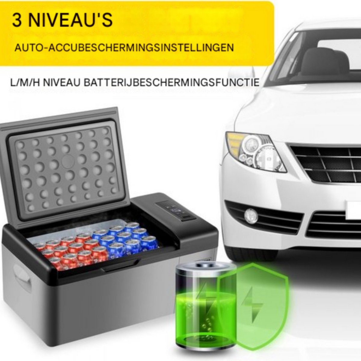 Koelbox PRO - 15L - Koelkast - Elektrische Draagbare Auto Koelbox - Frigo Vriezer - Camping