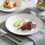 Dynastic Serviesset – 4 persoons – 16 delig – Wit Keramisch – Eetborden – Breakfast Plates