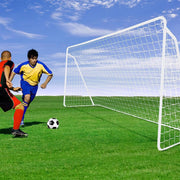 Voetbal Doelnet - Voetbalgoal - Voetbaldoel - Doelwand - Sociale Doelpalenet voor Sporttraining en Wedstrijden - Geschikt voor Volwassenen & Kinderen - 365×182×120 cm