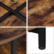 Salontafels - Bijzettafels - 2 stuks - Voor Woonkamer, Slaapkamer & Kantoor - Industriële look - Multifunctioneel als Nachtkastje of Salontafel