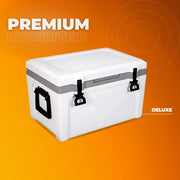 Koelbox 57L - Frigo Vriezer - Koelkast - Draagbare frigobox - Camping - Isolerend - Ruimte voor 50 blikes