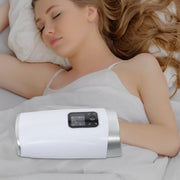 Handmassager - Voor Handtherapie en Ontspanning - Oplaadbaar met Compressie - Verwarming, 2 Modi en 8 Drukniveaus