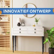 Ronde Spiegel - Voor Badkamer, Slaapkamer, Woonkamer en Hal - Gouden Metalen Frame en Ophangsysteem - Luxe Wanddecoratie - Kleur: Golden-70x70cm