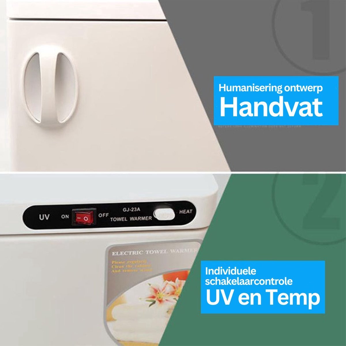 Happyment Handdoek Verwarmer - Handdoekverwarmer - Towel Warmer - Dood Bacteriën - ECO Vriendelijk - Hoge Kwaliteit - 23 Liter