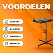 Zeefdruk Flitsdroger - 40x40 cm - Professionele Uitharding