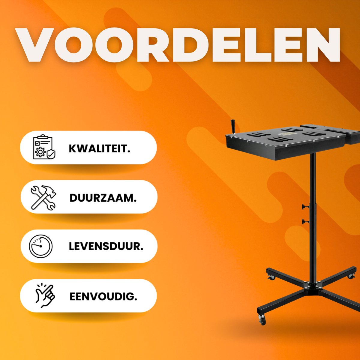 Zeefdruk Flitsdroger - 40x40 cm - Professionele Uitharding