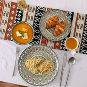 Vittoria Serviesset - 32 delig - 8 persoons - Groen - Dinerborden - Bordenset - Diepe borden - Servies - Ontbijtborden - Keukenservies