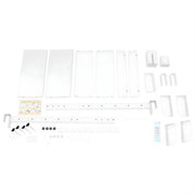 Bureau oranizer - Voor werkplek en studie - Multifunctionele organizer - Compact en praktisch voor op het bureau - Wit