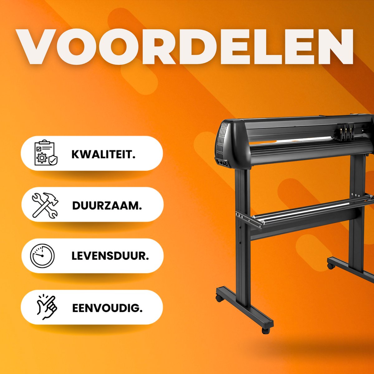 Vinylsnijder - Snijplotter Machine - 72cm - LCD Scherm - Inclusief Software