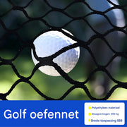 Golfoefennet - Chipping net - Golfaccessoires - Golf - 3x3m - Voor Indoor & Outdoor Training - Zwart