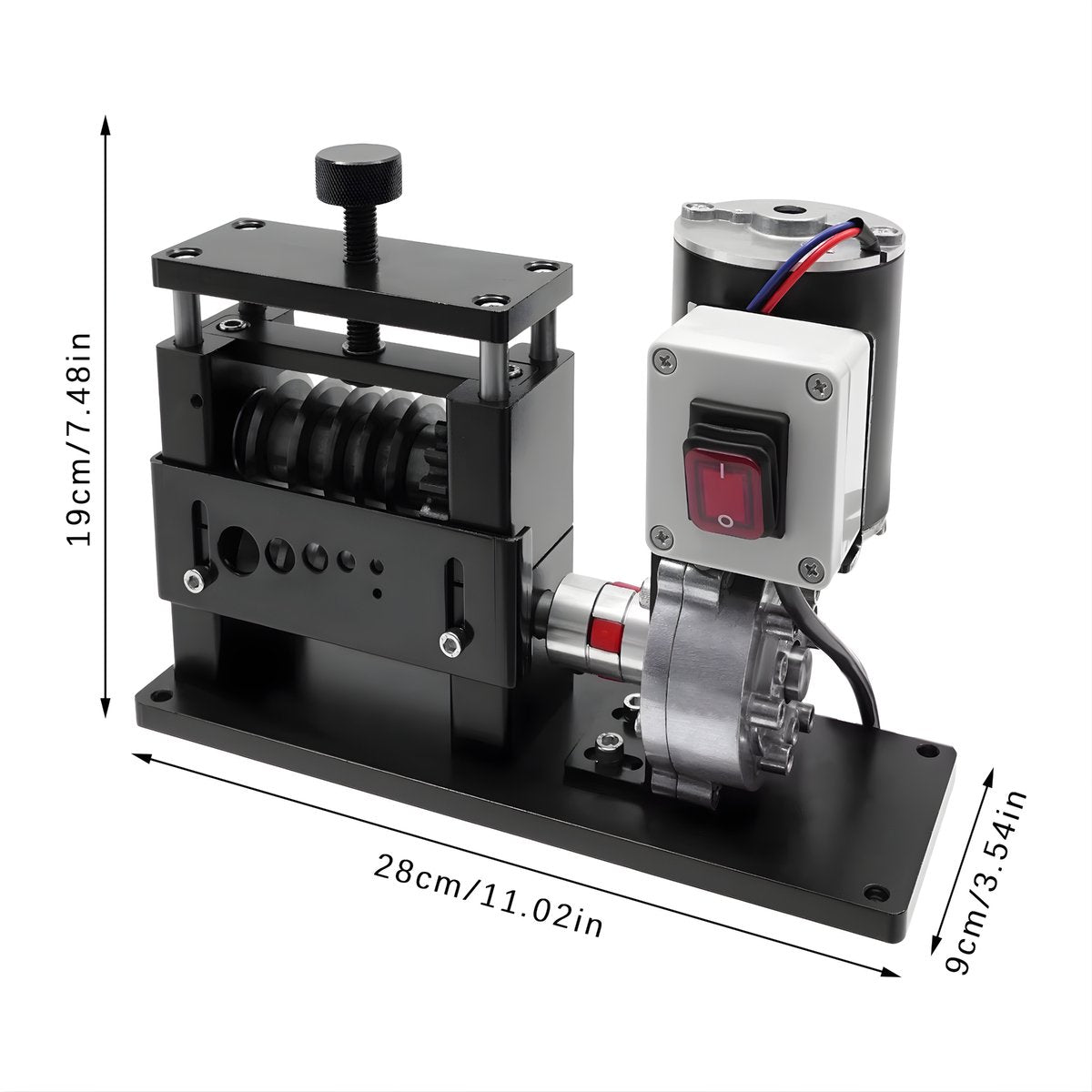 Elektrische kabelstripper machine - 5 kanelen - Draadstripper - 90W - Automatische Striptang - 3.4-17mm - Kabelpeller - Stripmachine - Elektrisch - Koper en meer