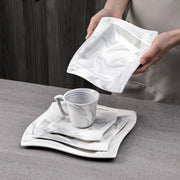 Glamorous Bordenset – Dinerborden – 6 persoons – 30 delig – Marmerlook Keramisch – Ontbijtborden – Luxe design