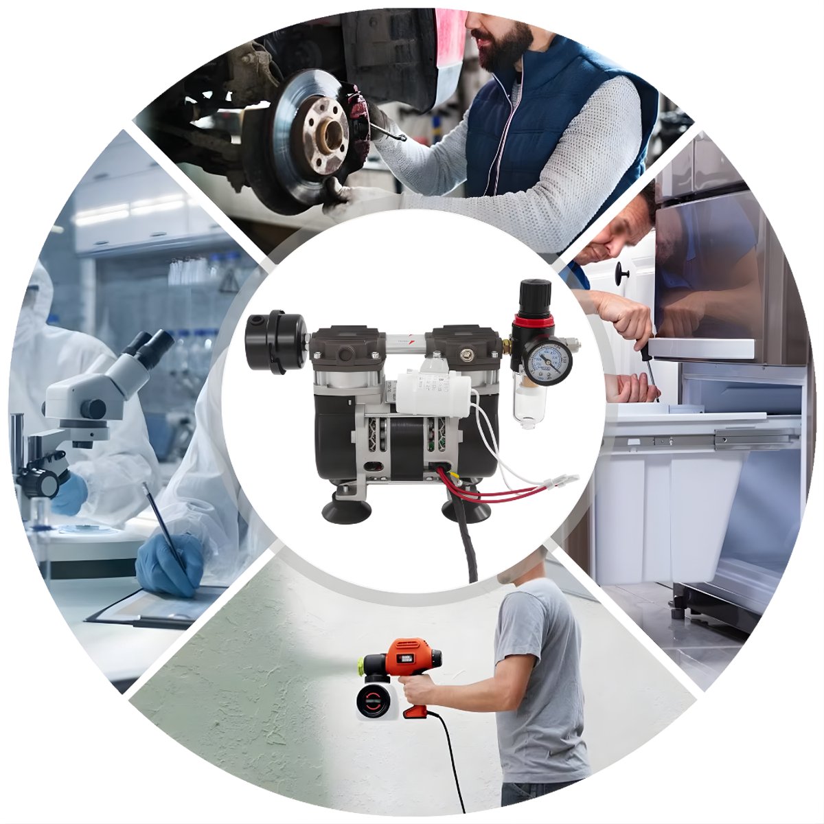 Vacuümpomp - Voor medische toepassingen - Oilless elektrische vacuümpomp