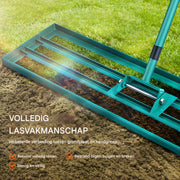 Gazonrakel - Nivellering hark - Gazonhark – Voor Tuin, Golf & Boerderij – 25,4 × 121,92 cm