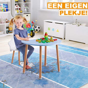 Gaming Bureau - Met RGB LED Verlichting - 120cm - Zwart - Tafel met Drinkbeker Houder