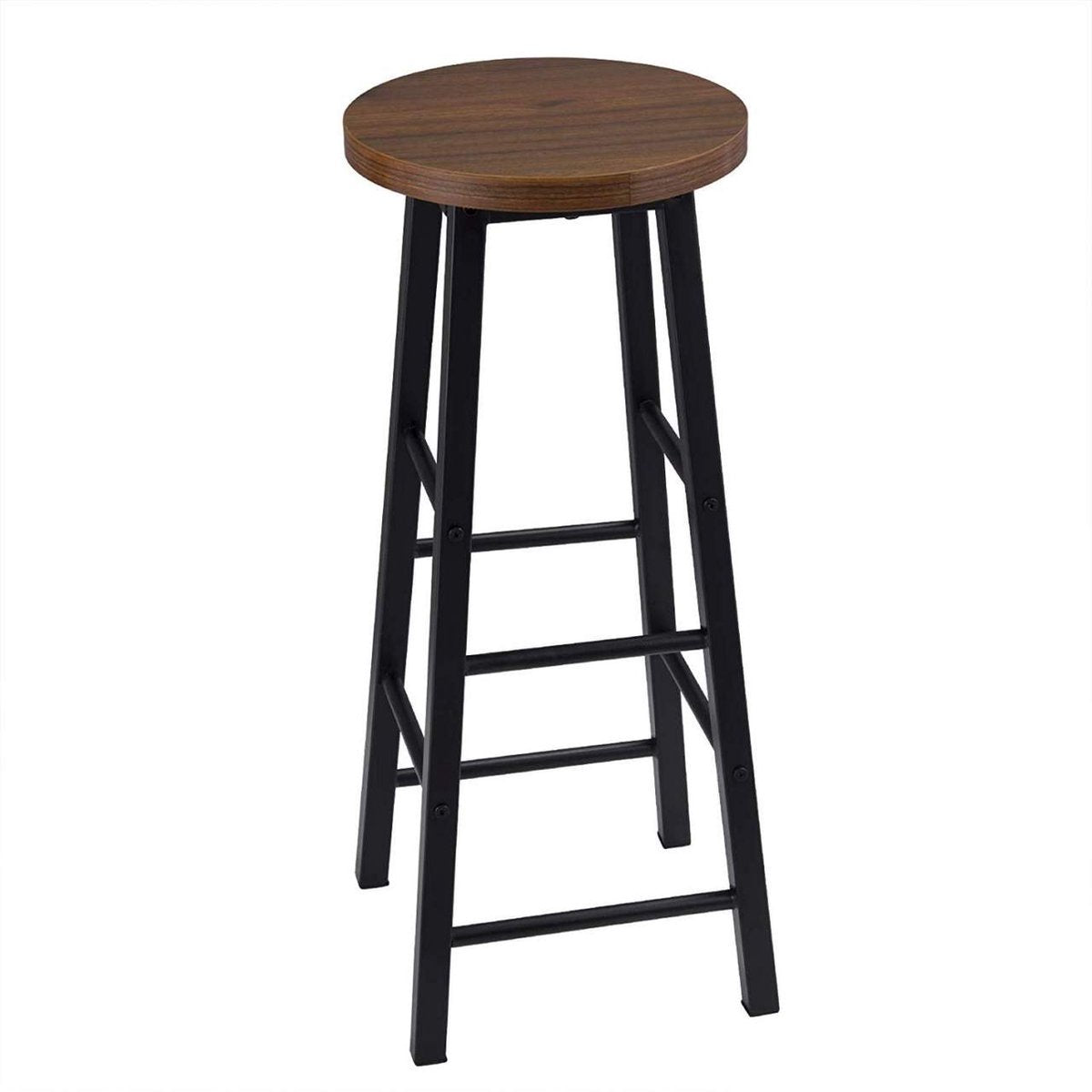 Barkrukken - Zithoogte 71cm - Donkerbruin - Set van 2 - Zonder rugleuning