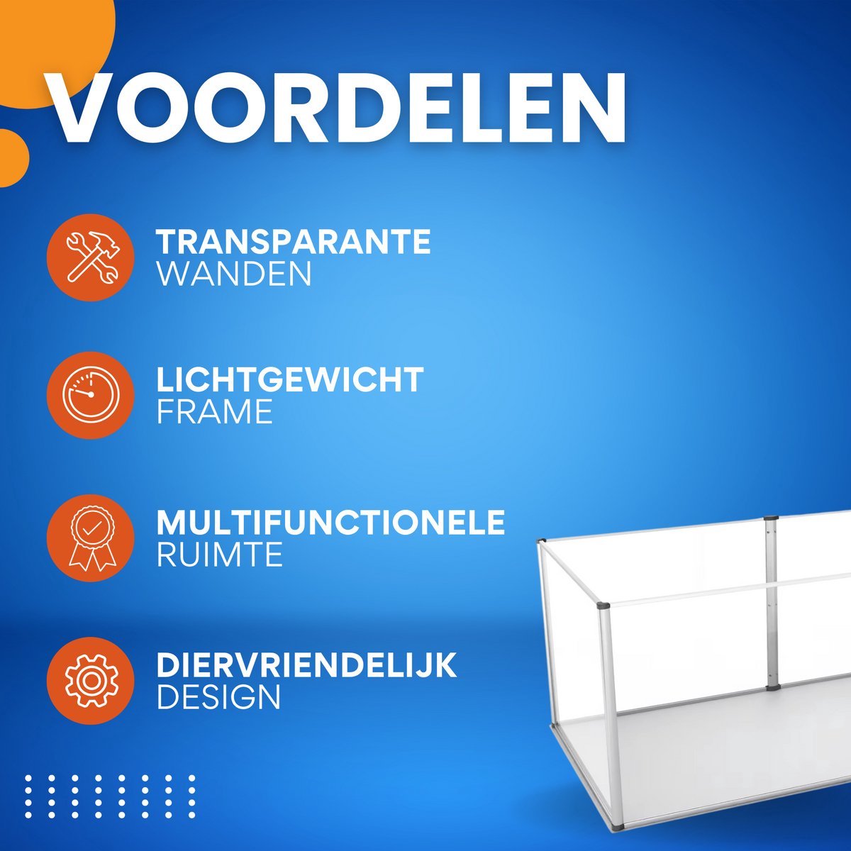 Tavien Hamsterkooi - Ren - Voor Binnen - Huisje - Knaagdieren ren - Cavia
